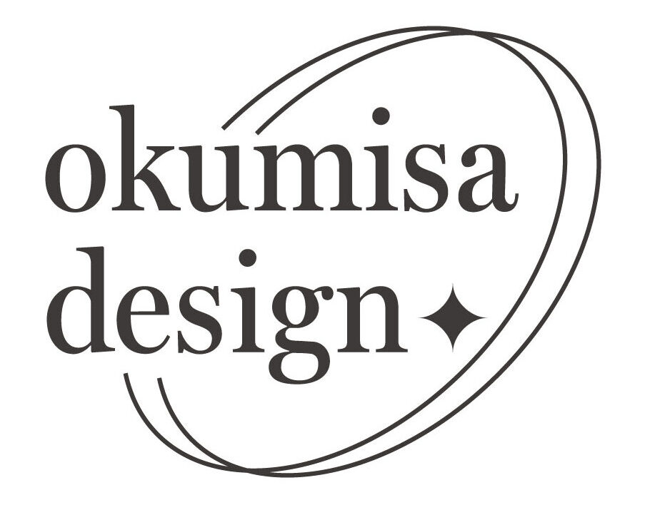 okumisadesignロゴ