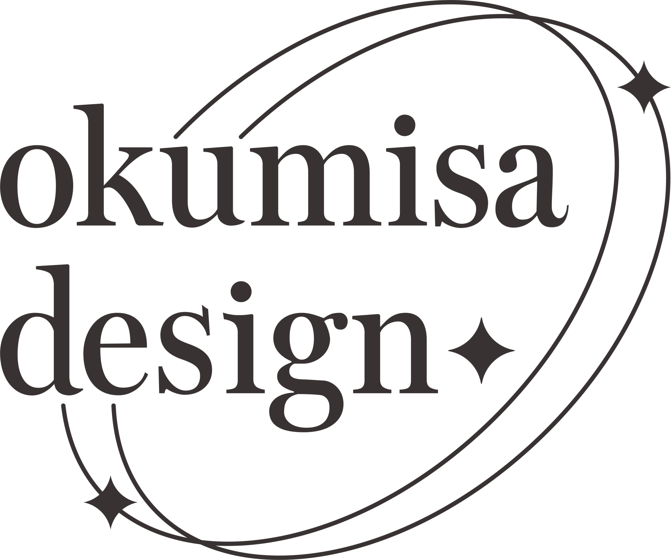 okumisadesignロゴ